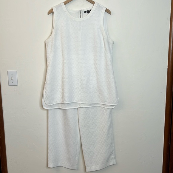 NIC+ZOE Summer Cocktail Hour Sleeveless Tunic and Pant Set XL EUC - Picture 1 of 15